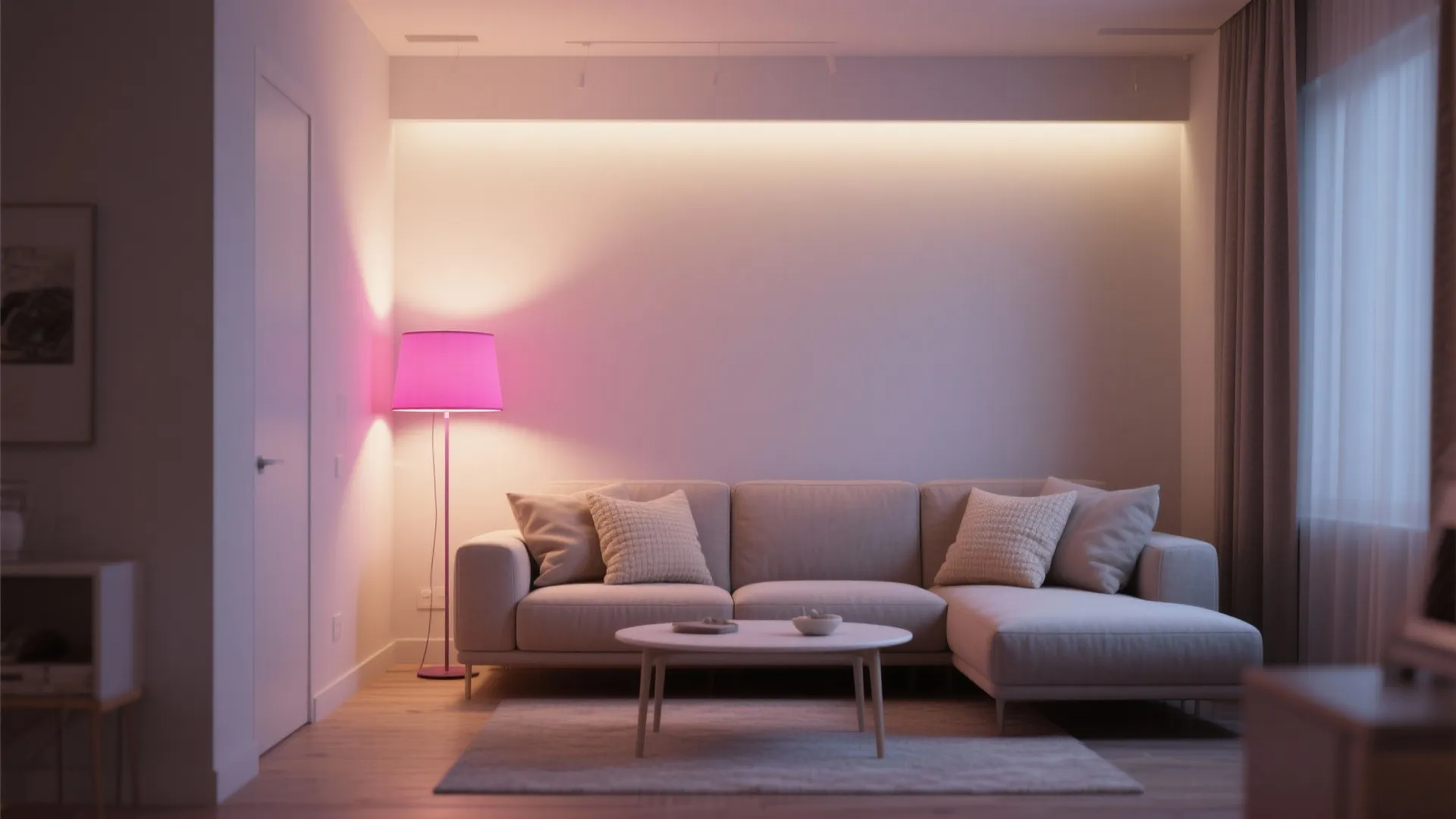3. Create layered lighting in small living rooms