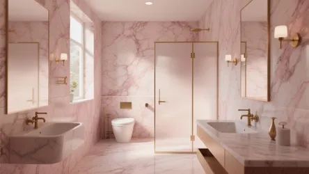 10 Chic Bathroom Marble Ideas