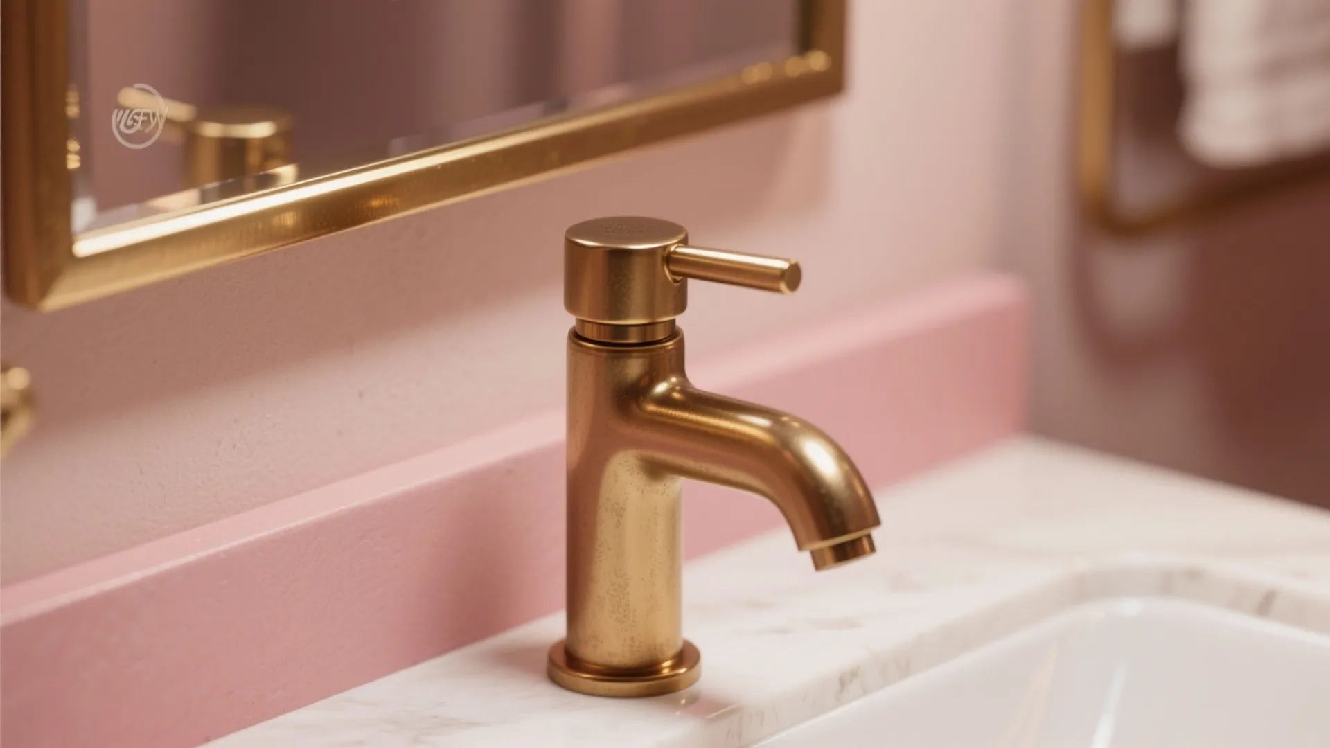 3. Pink and Metallic Glam