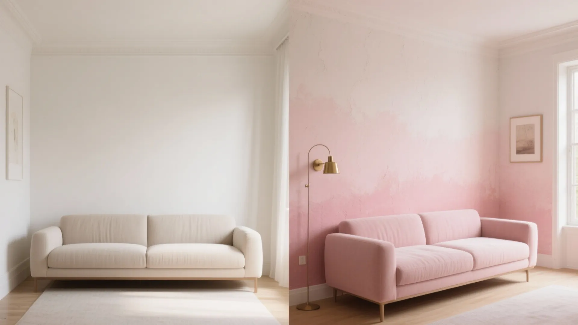 The accent wall, elevated: limewash, ombré, or textured plaster
