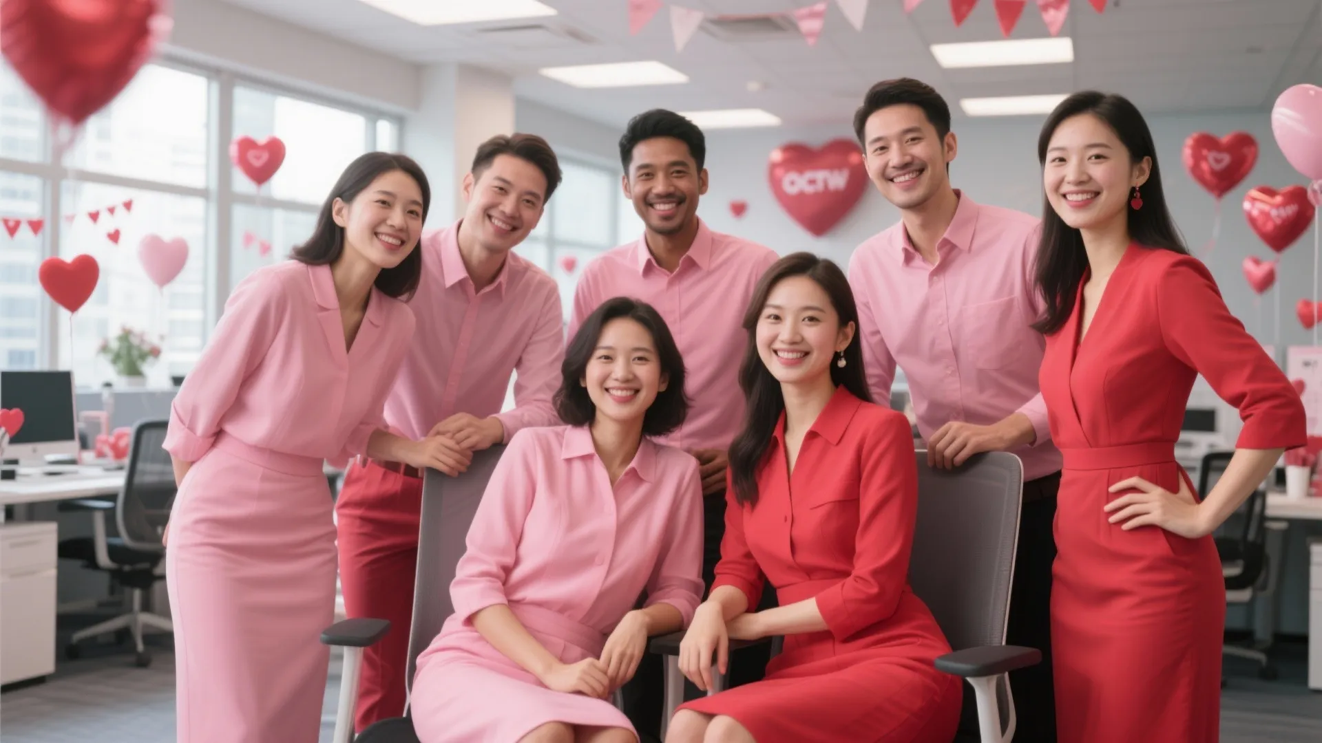 8. Pink & Red Dress Day