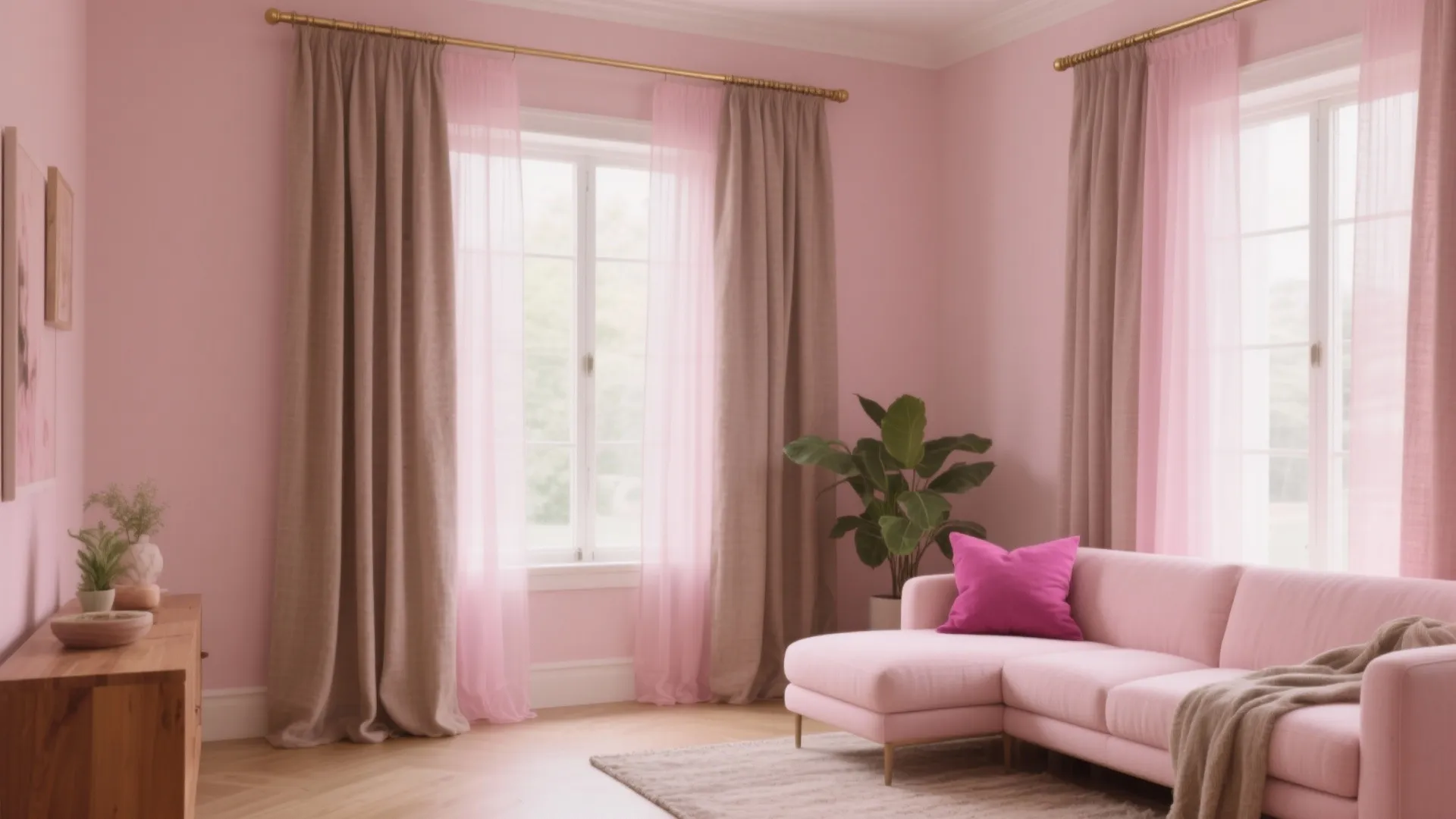 Curtains for Pink Room: Style Ideas & Designer Tips: 1 Minute to Find the Perfect Curtains for Any Pink Room