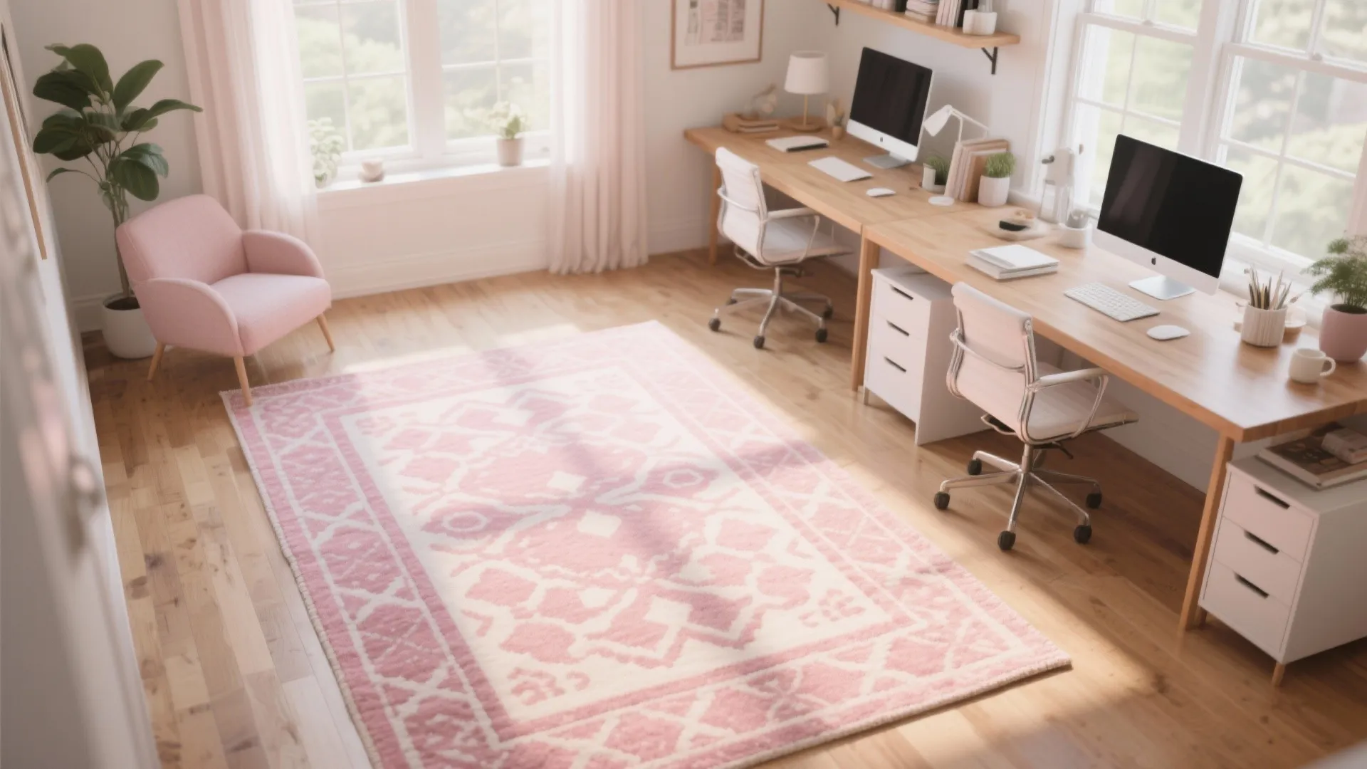 9. Pink Rugs