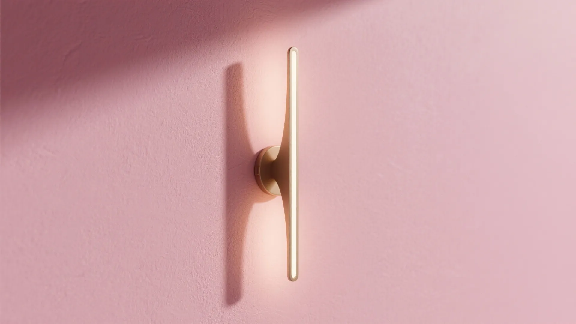 1. Soft Accent Wall with Sculptural Lighting