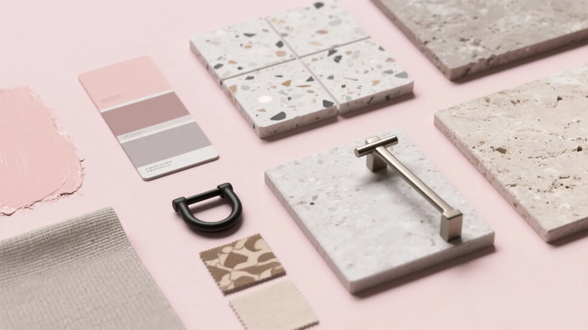 Blush and stone: tactile balance