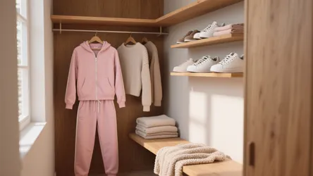 5 Small-Space Inspirations for a Light Pink Tracksuit Corner