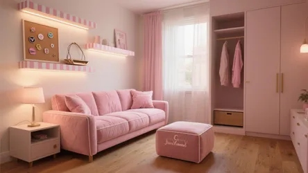 5 Small Space Ideas for a Light Pink Juicy Couture Vibe