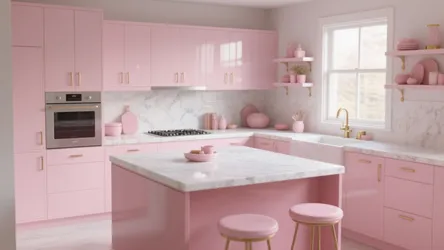 5 Pink and White Kitchen Ideas