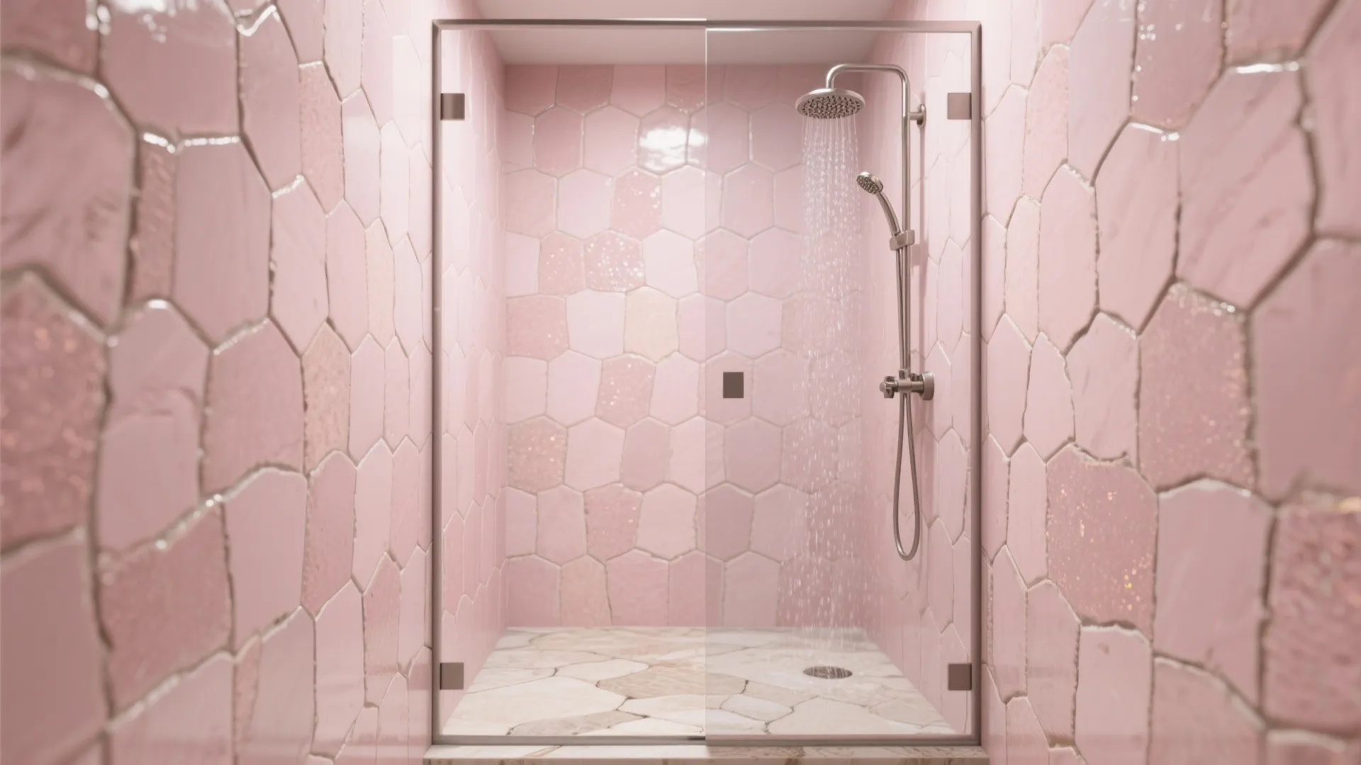 Pink Zellige or Glazed Tile for Character