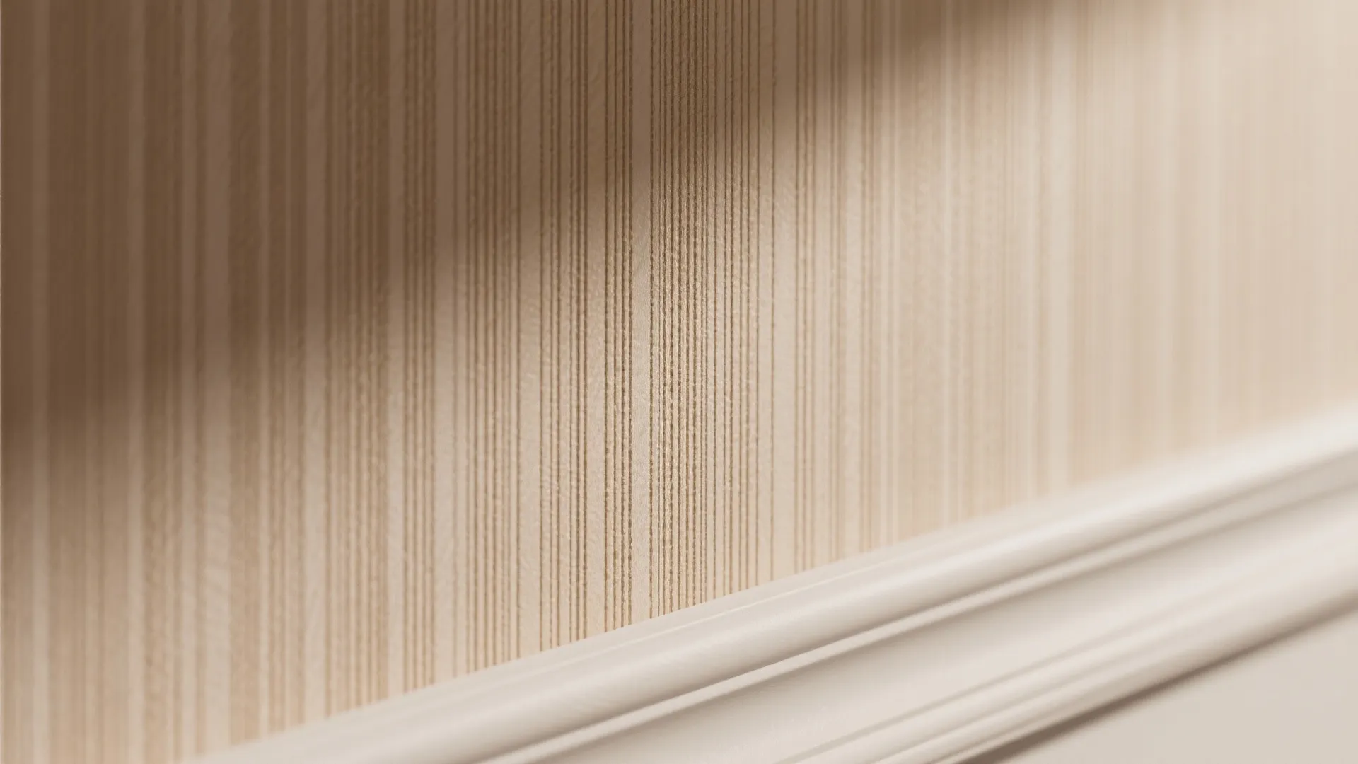 Micro-Pattern Stripes That Subtly Elongate Walls