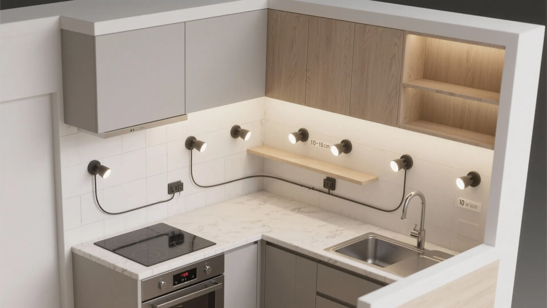 Swiveling Pin-Up Lights (No Hardwiring Required)