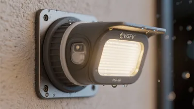 Outdoor Security Light with Built-In Camera – Smart & Weatherproof