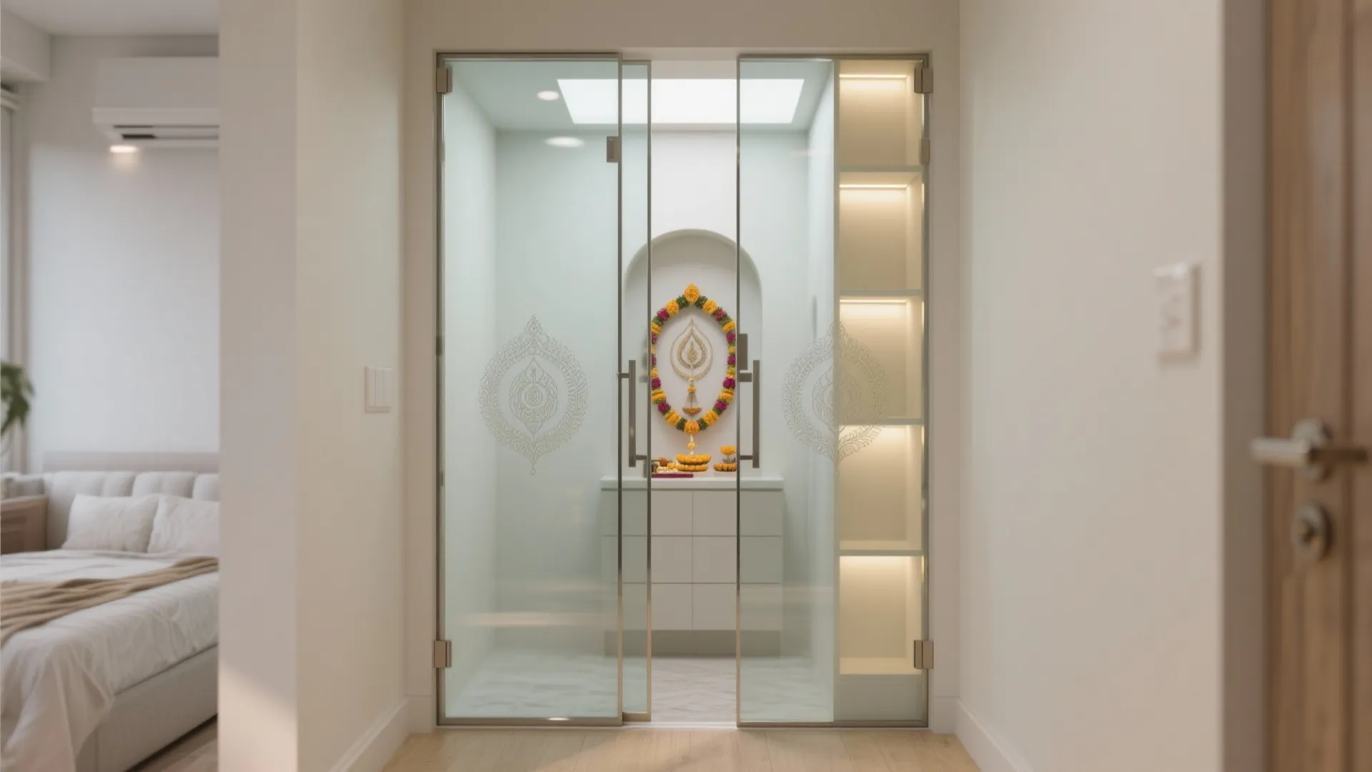 5) Pivot or bi-fold glass doors for ultra-compact nooks