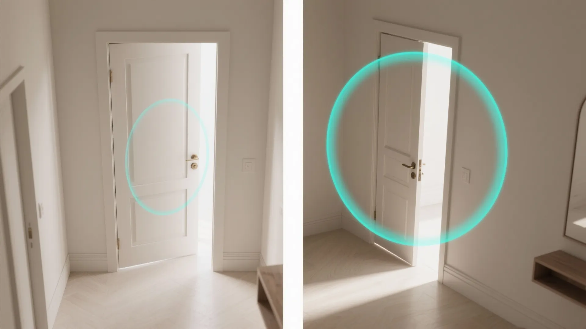 2) Pivot vs. hinged: the right swing for your clearance