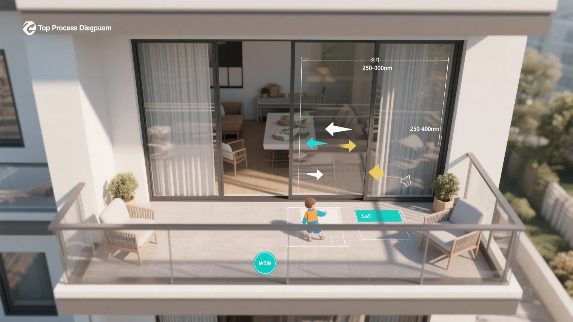 Pivot Windows + Fixed Panels for Ventilation Control