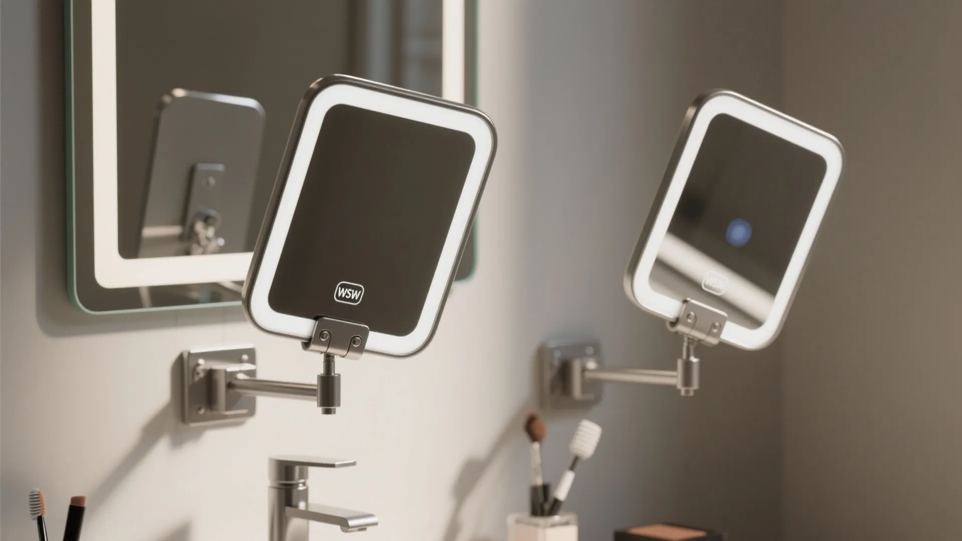 5. Pivoting or Tilt Mirrors for Function and Flex