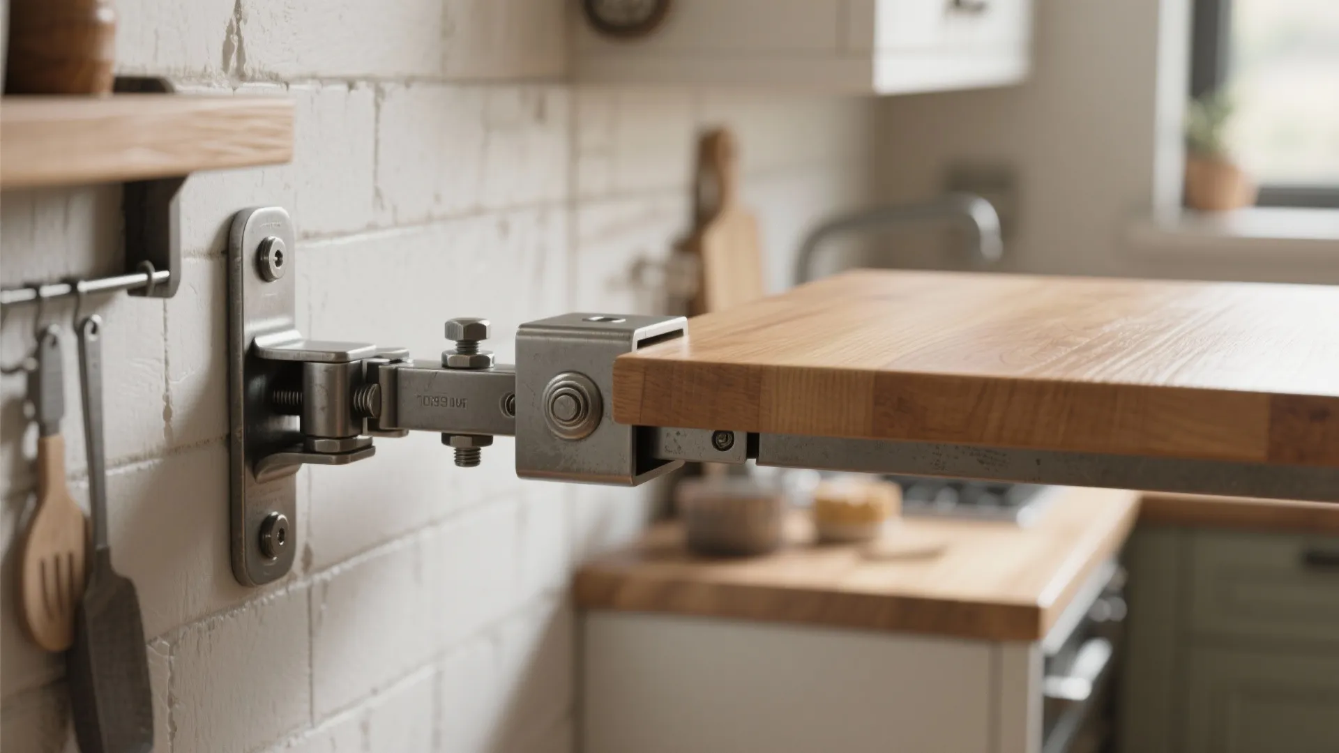 5. Floating wall-mounted or pivot table