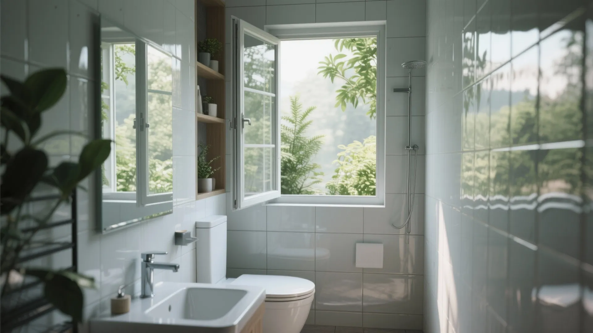 3. Pivot Windows for Ventilation