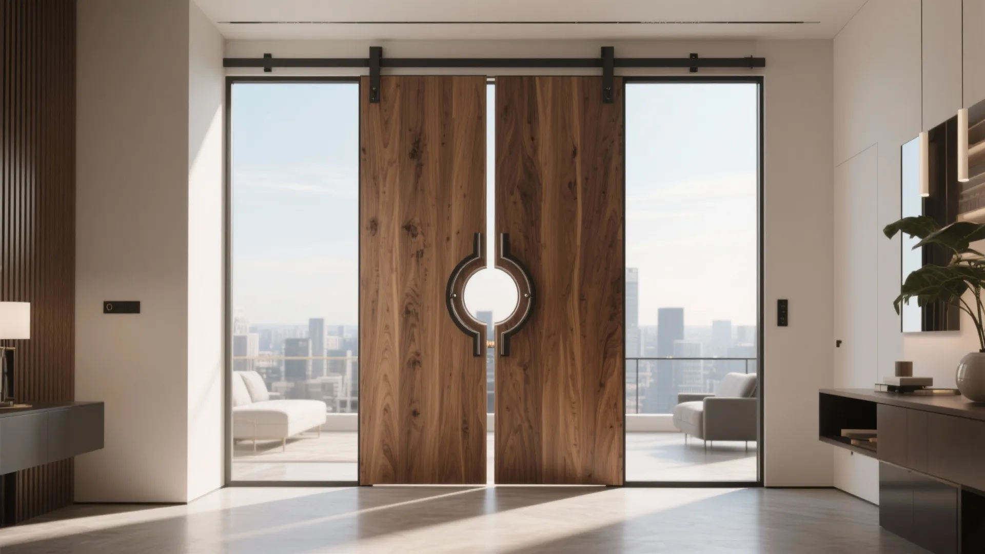 Pivot Wooden Door