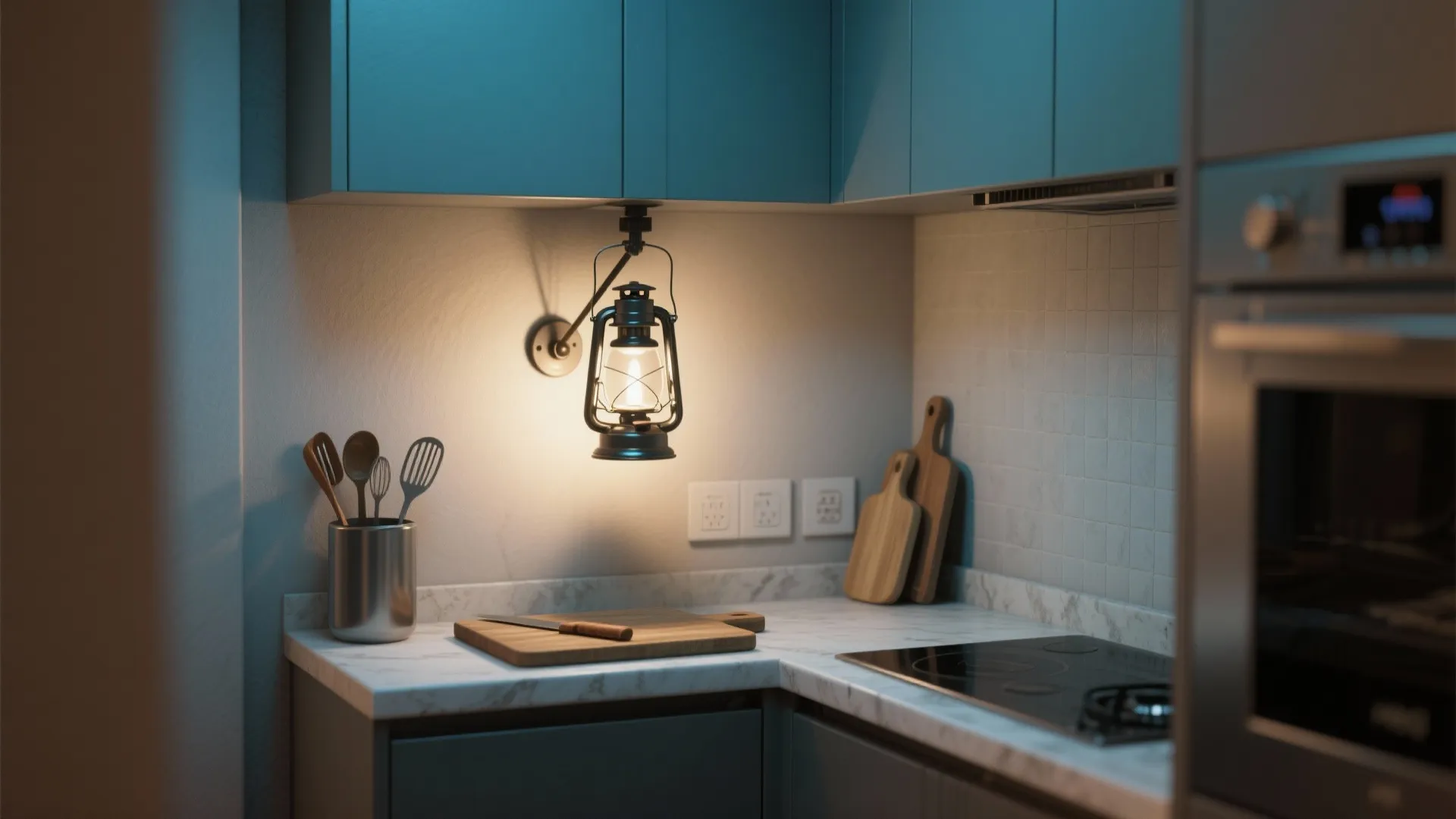 4. Pivoting lanterns for task flexibility