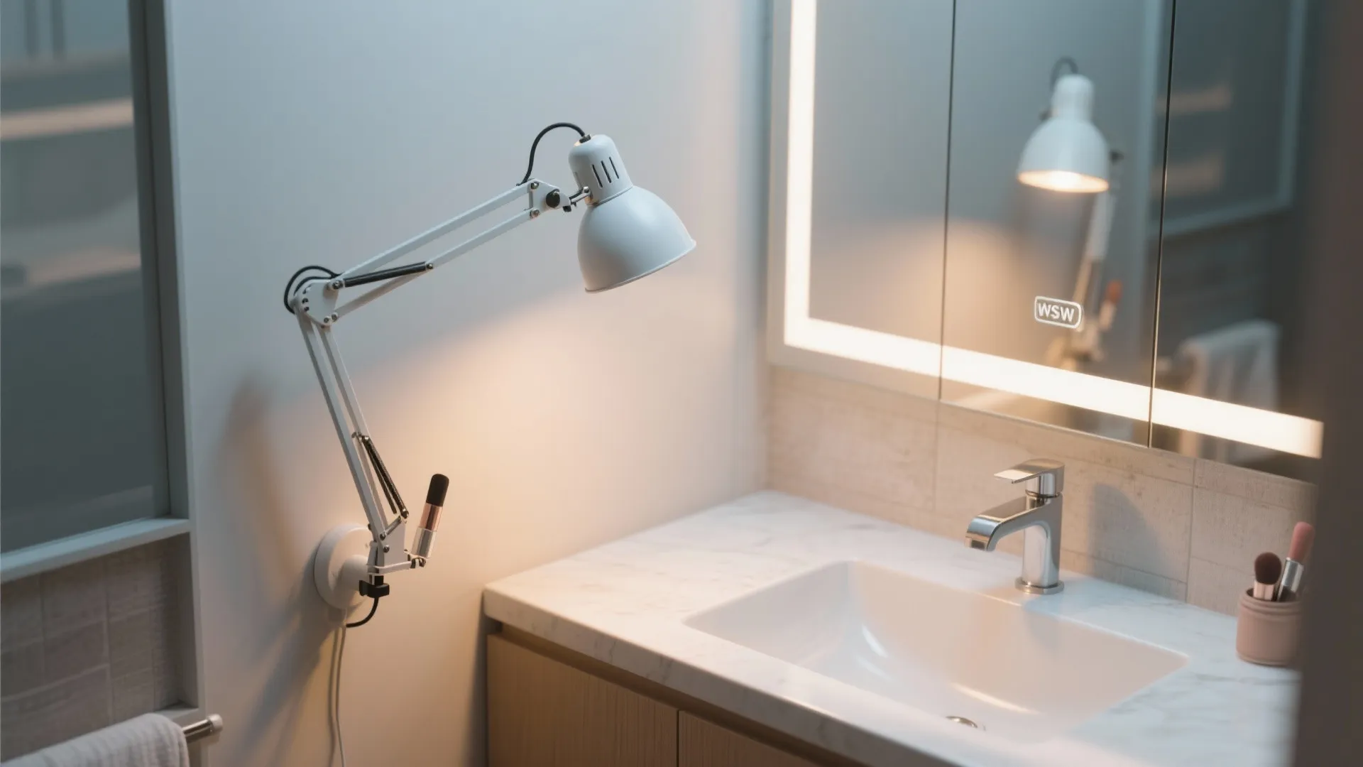 3. Pivoting Wall Lamps for Flexible Task Lighting