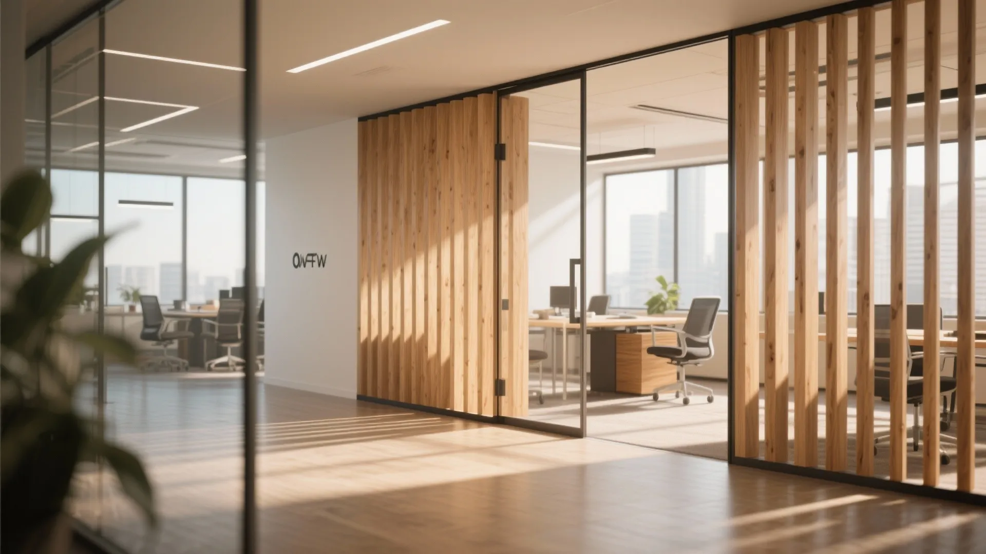 7. Pivoting Wooden Slats