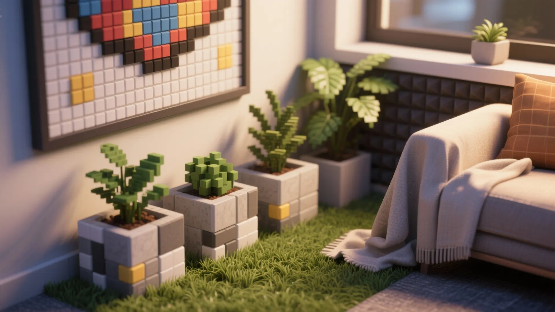 5. Greenery, Pixel Planters & Acoustic Tips