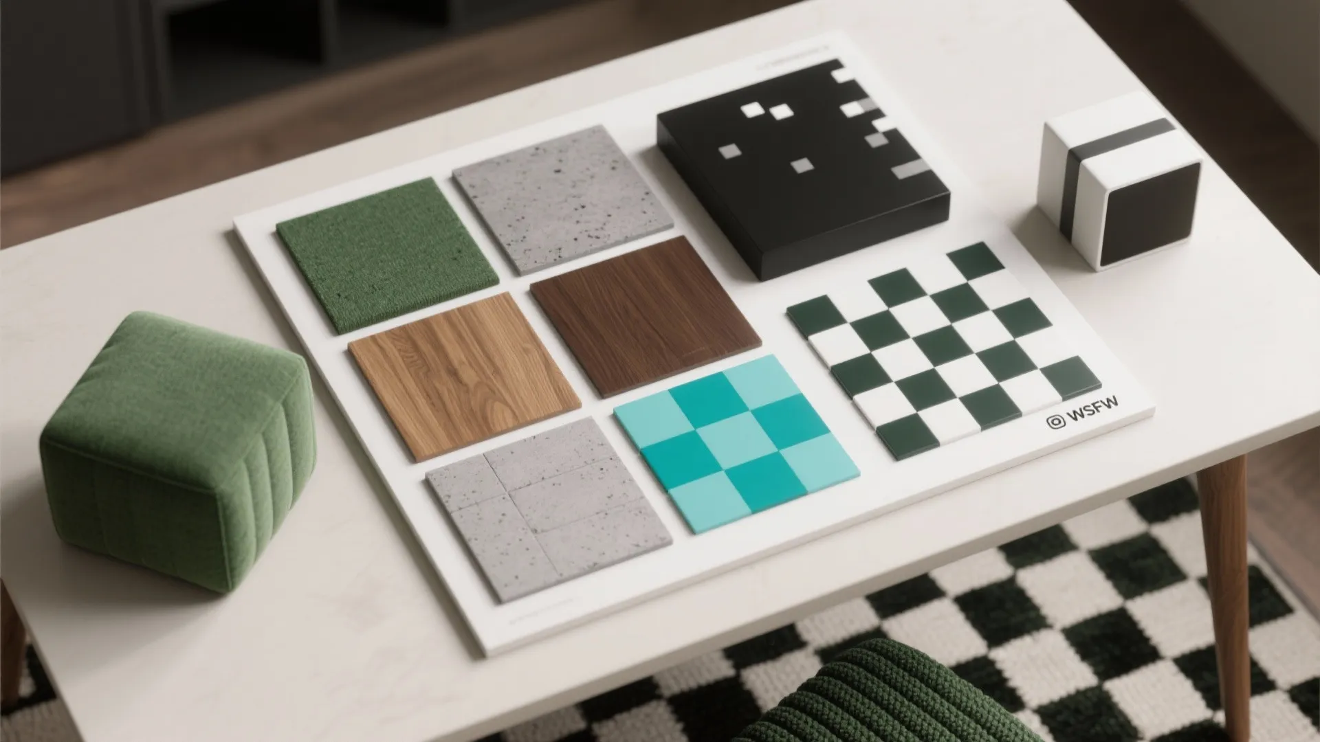 Idea 1: Pixel Palette + Modular Blocks