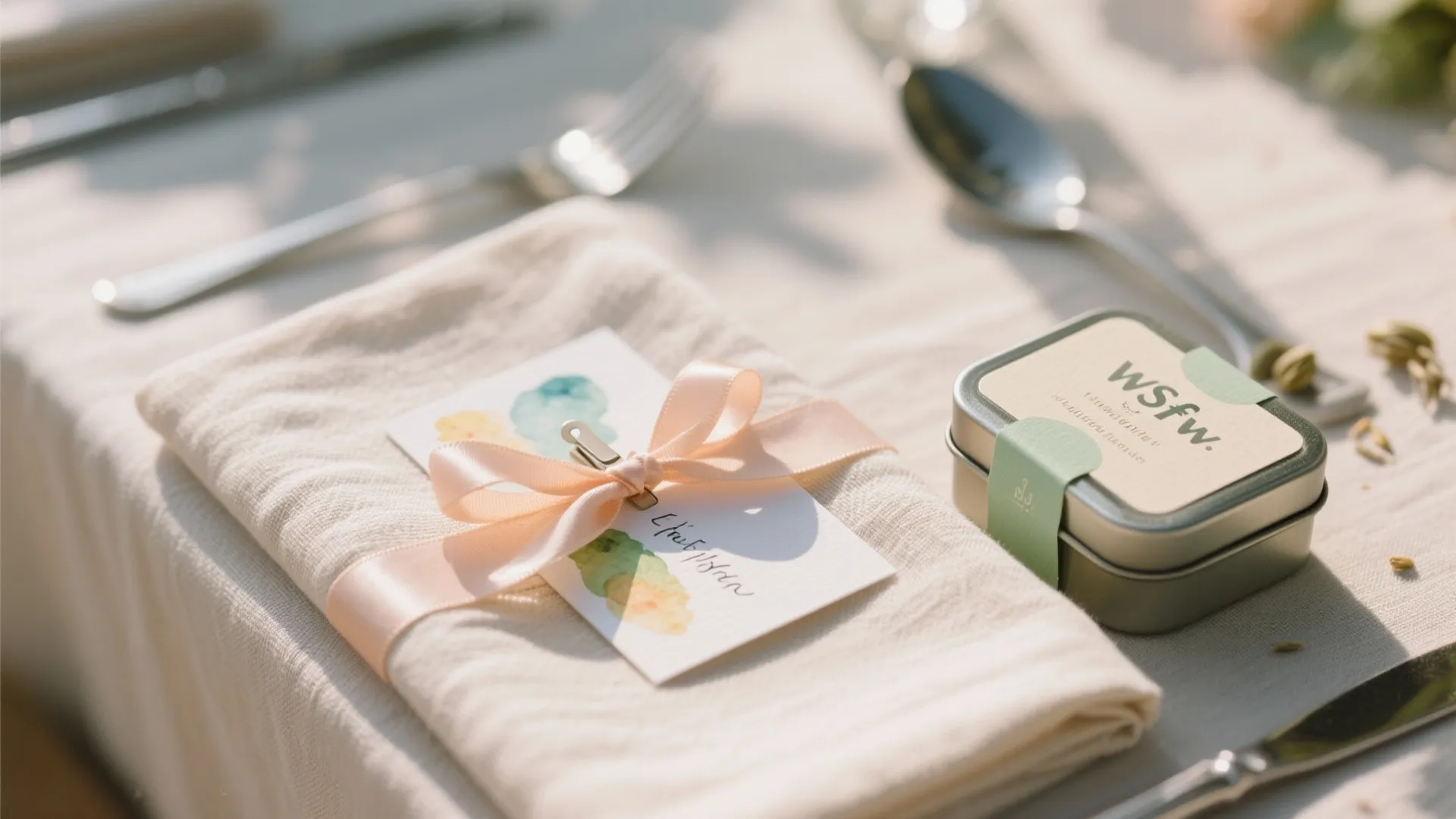 Playful Place Settings and Personalized Favors