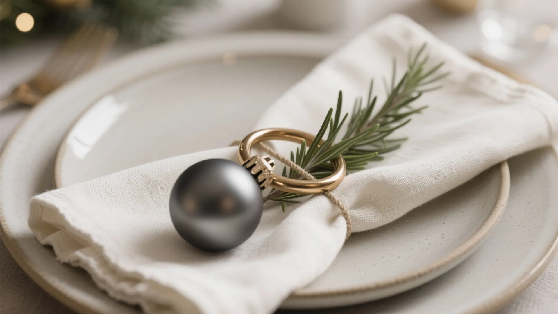 Layered Textures Place Setting