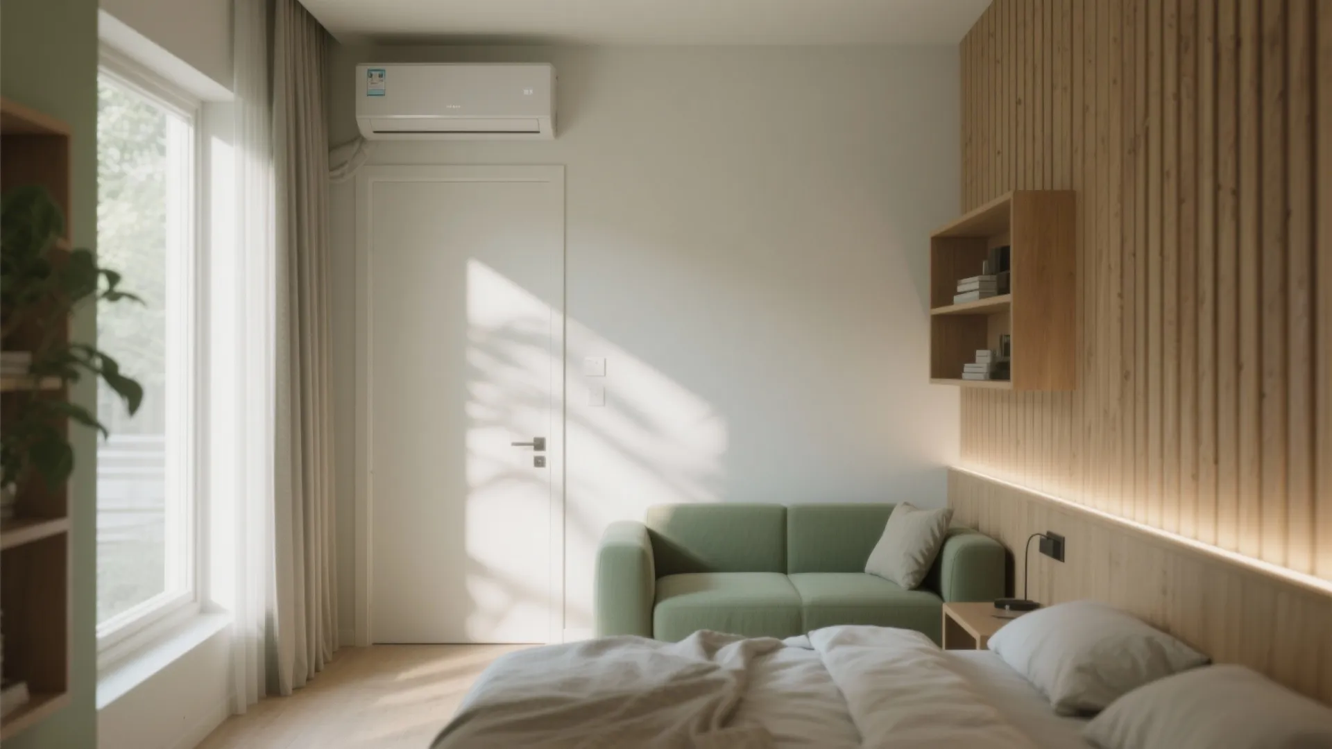 2) Place the indoor head to ride the room’s natural airflow