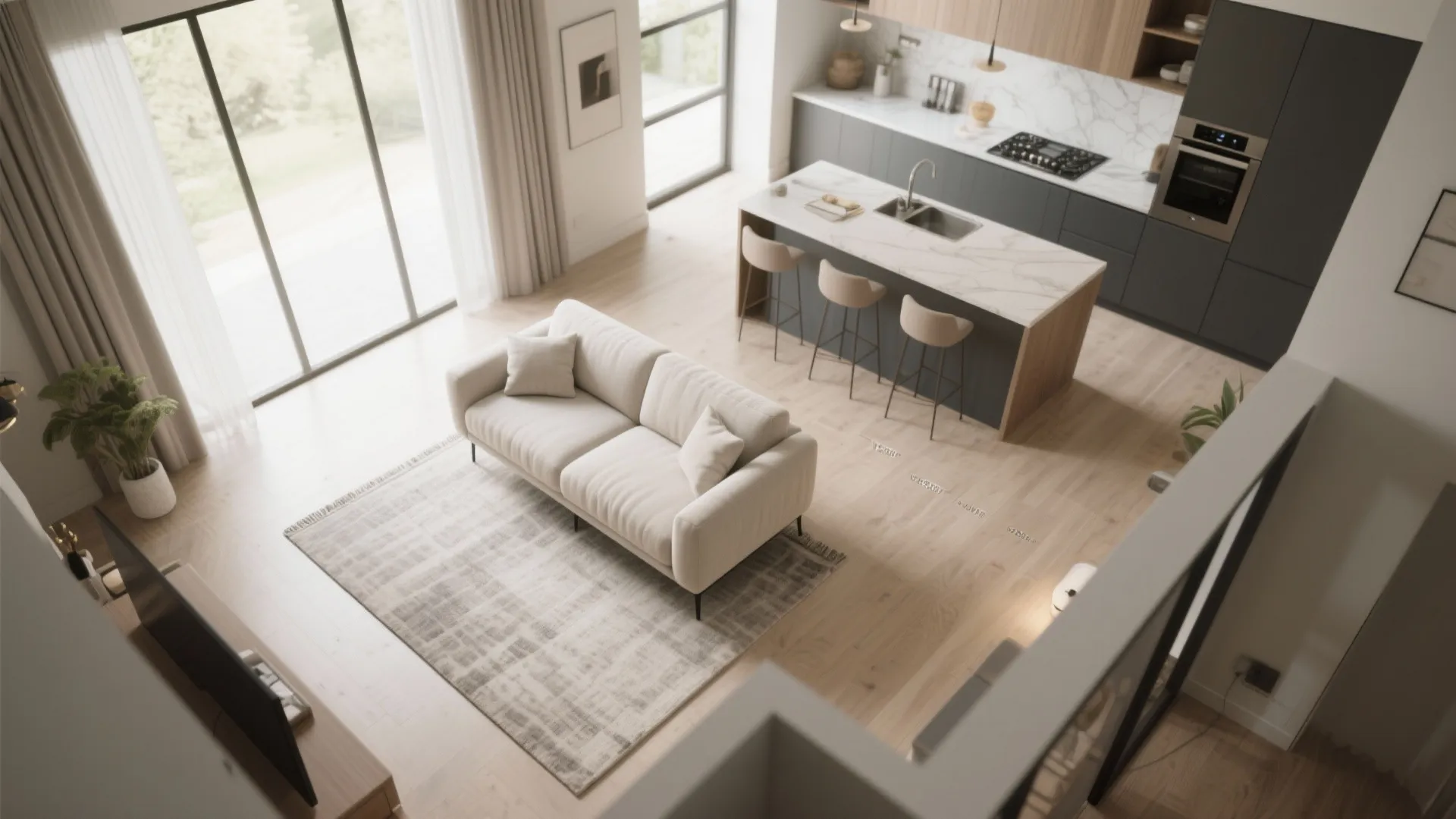 5. Use color, scale and placement to create the illusion of space