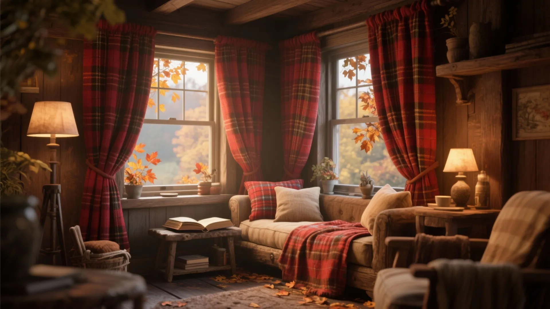 5. Plaid Flannel Panels