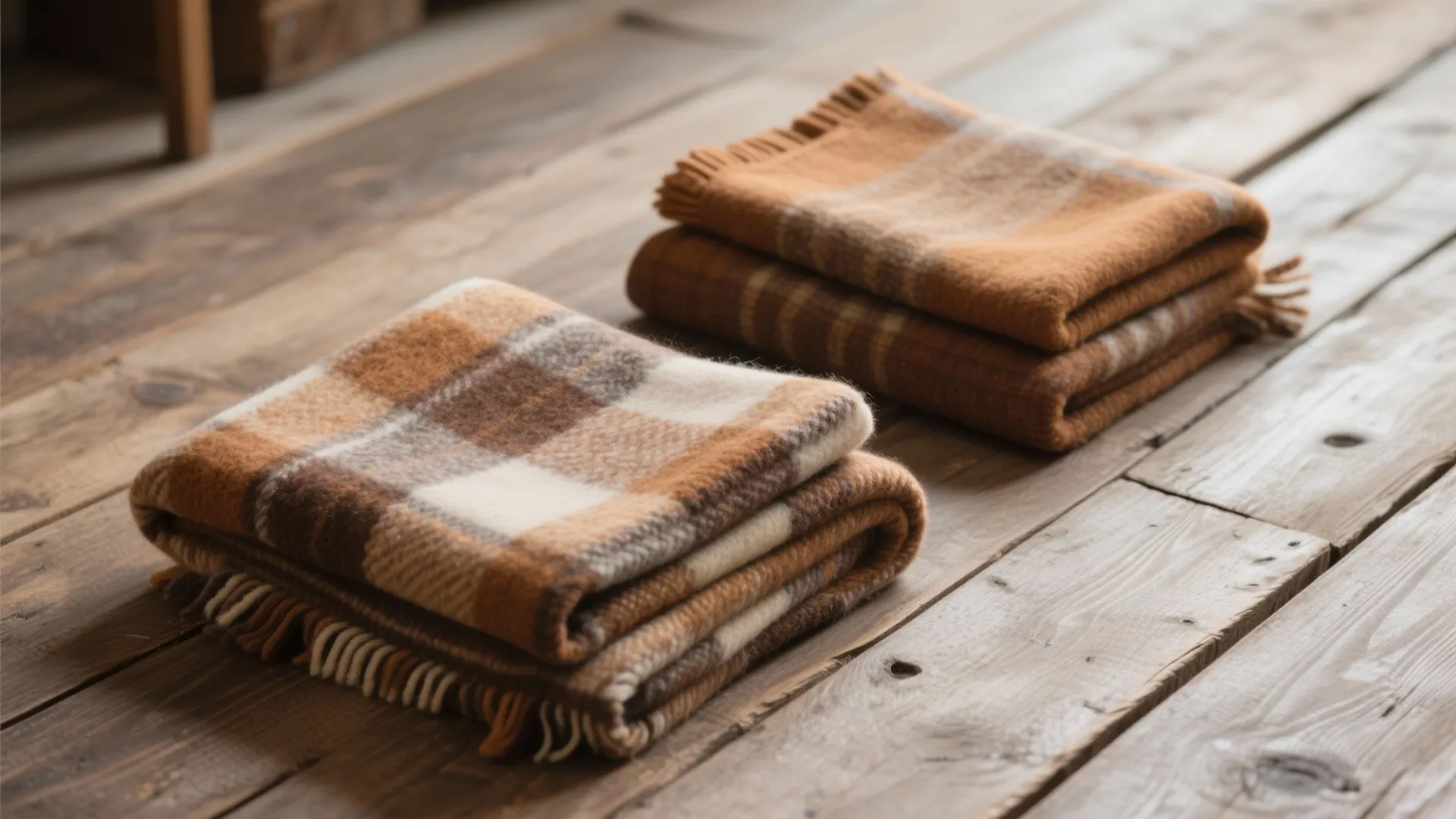 8. Plaid Throws and Blankets