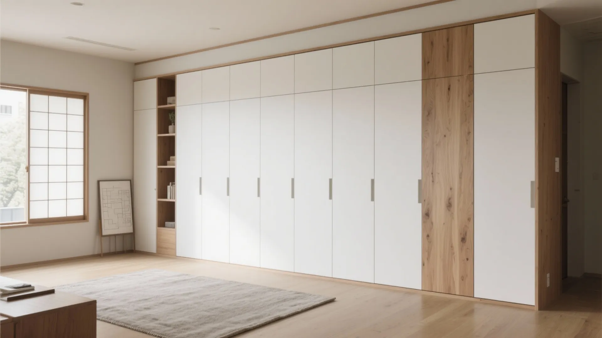 収納技巧は“面”で作って“点”で使う（収納技巧 × 壁一面）