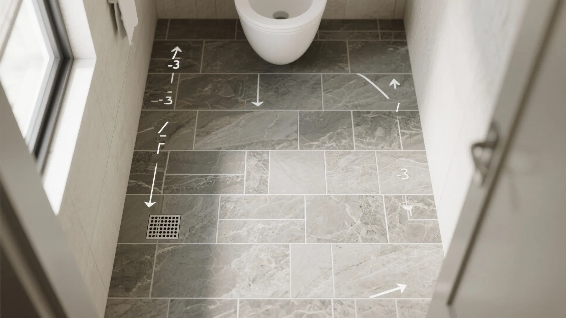 Subtle stone-look planks for optical length