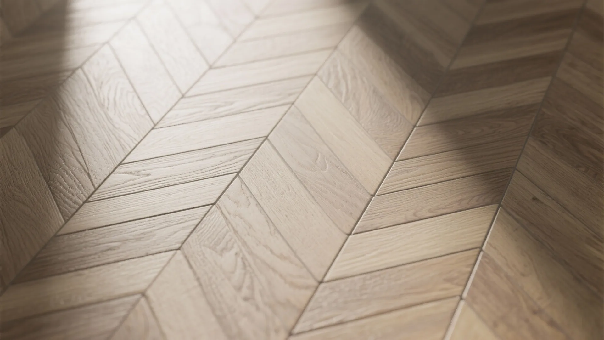 Herringbone Wood-Look Porcelain Planks