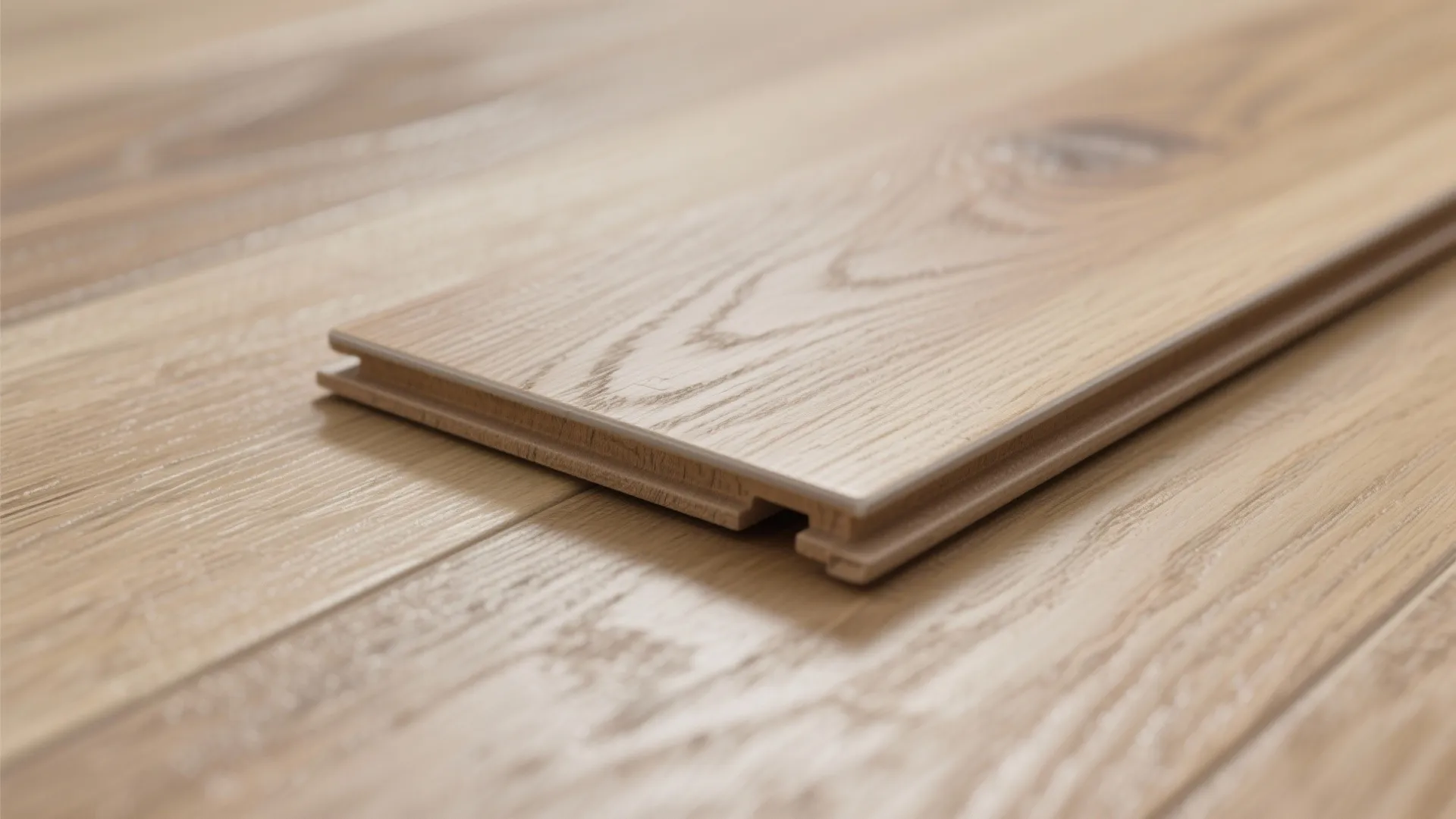 Wood-look tiles to add warmth and continuity