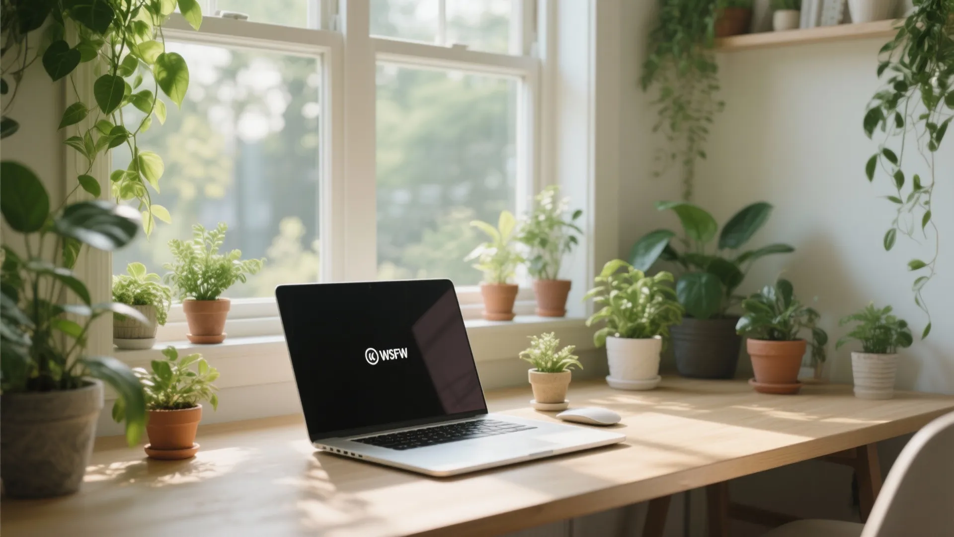 10. Plant-Friendly Workspace