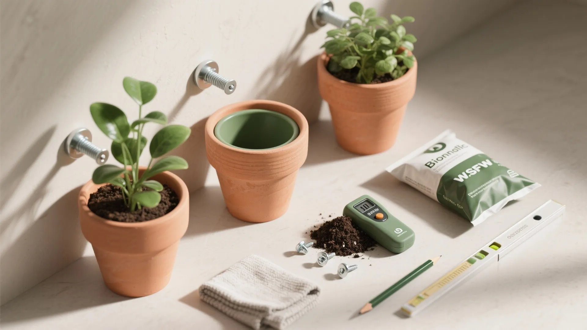 Biophilic Mini Planter Wall