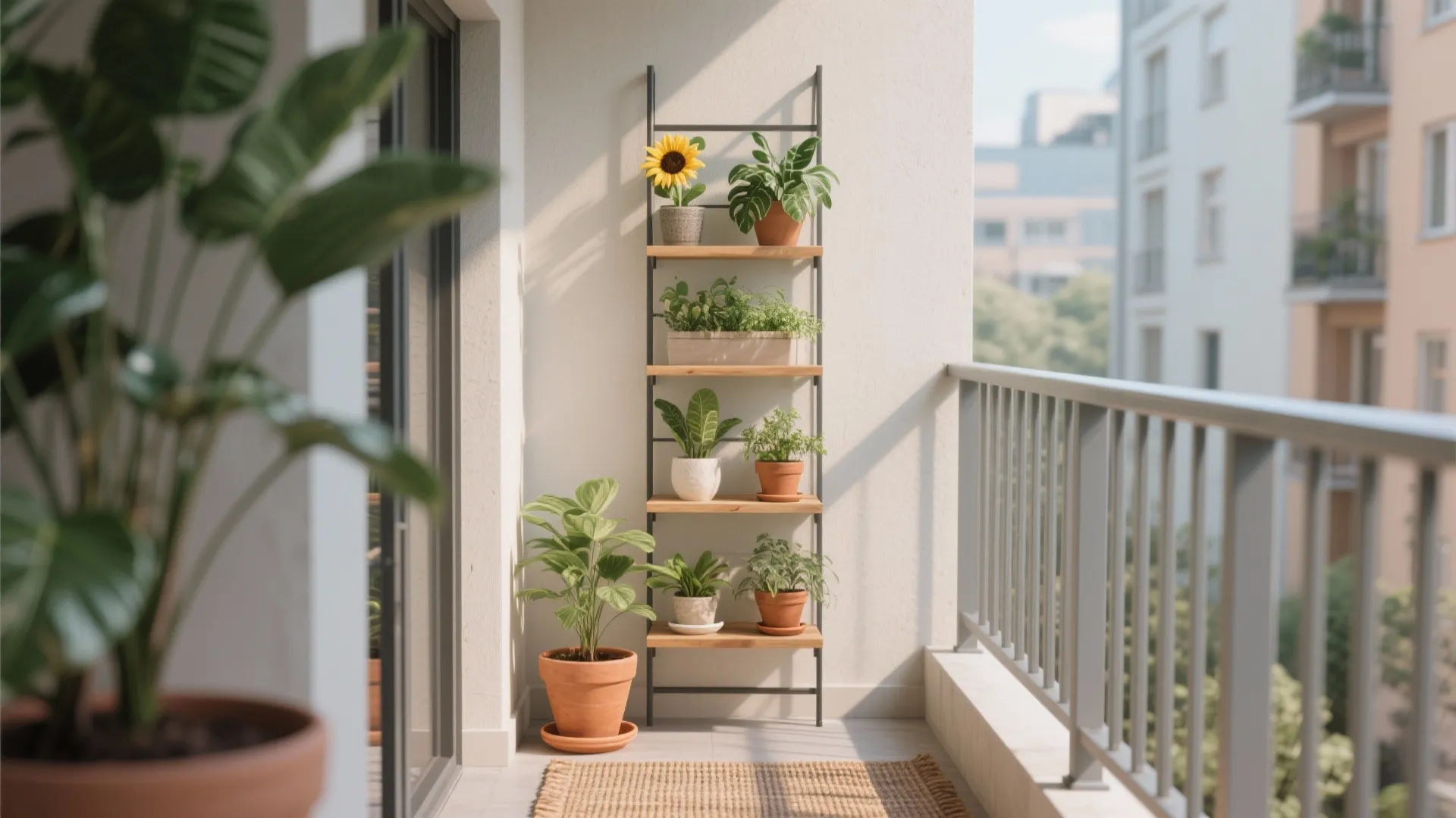Lightweight Shelving and Plant Ladder
