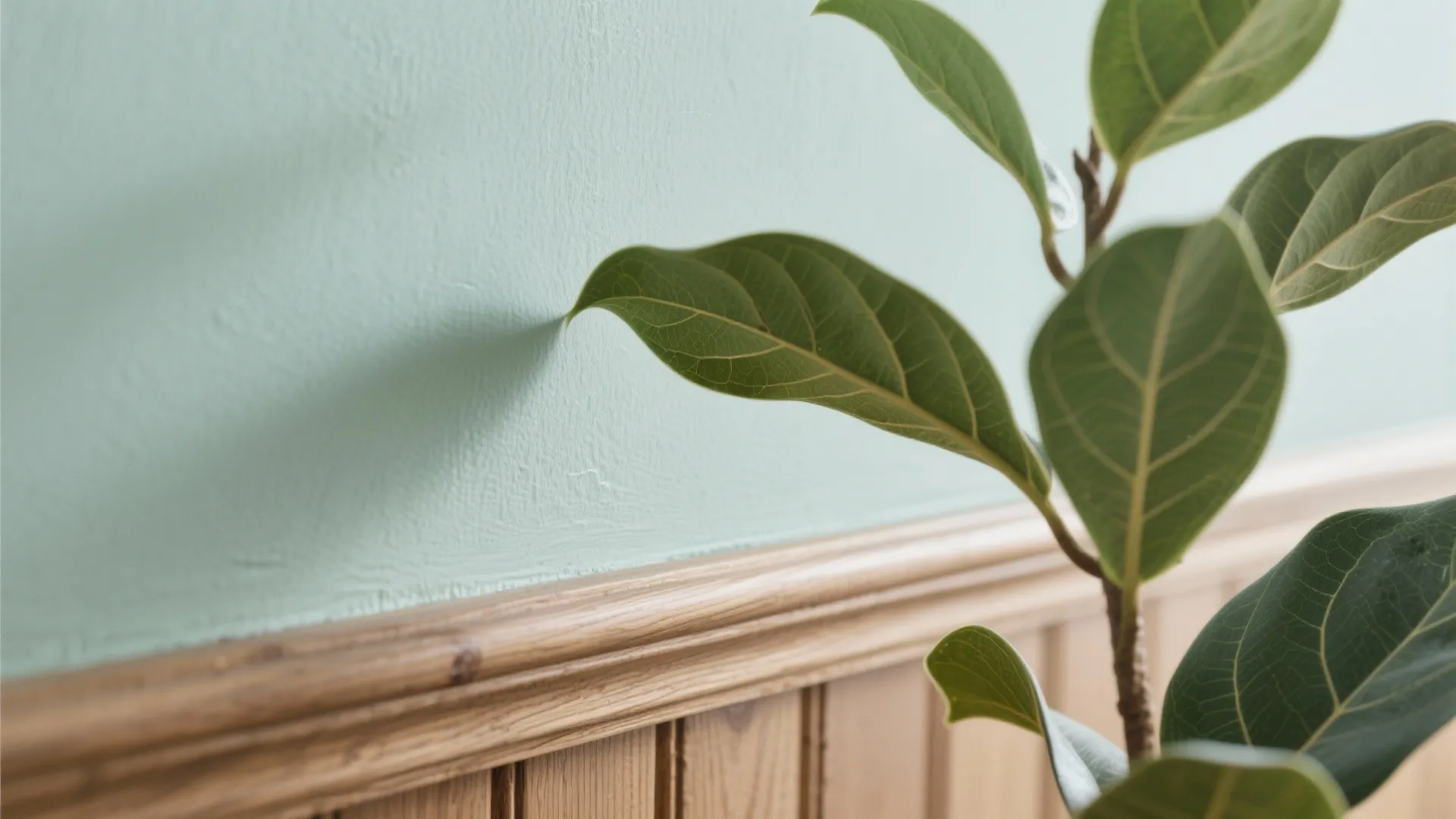 Soft color palettes and biophilic touches without overpowering oak