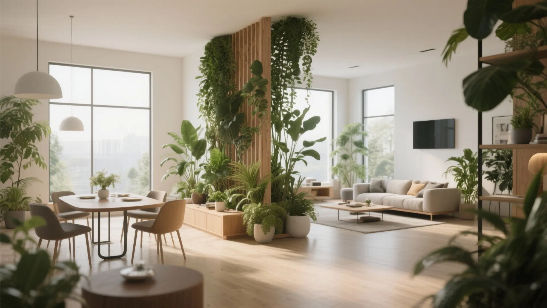 9. Visual Partition with Plants