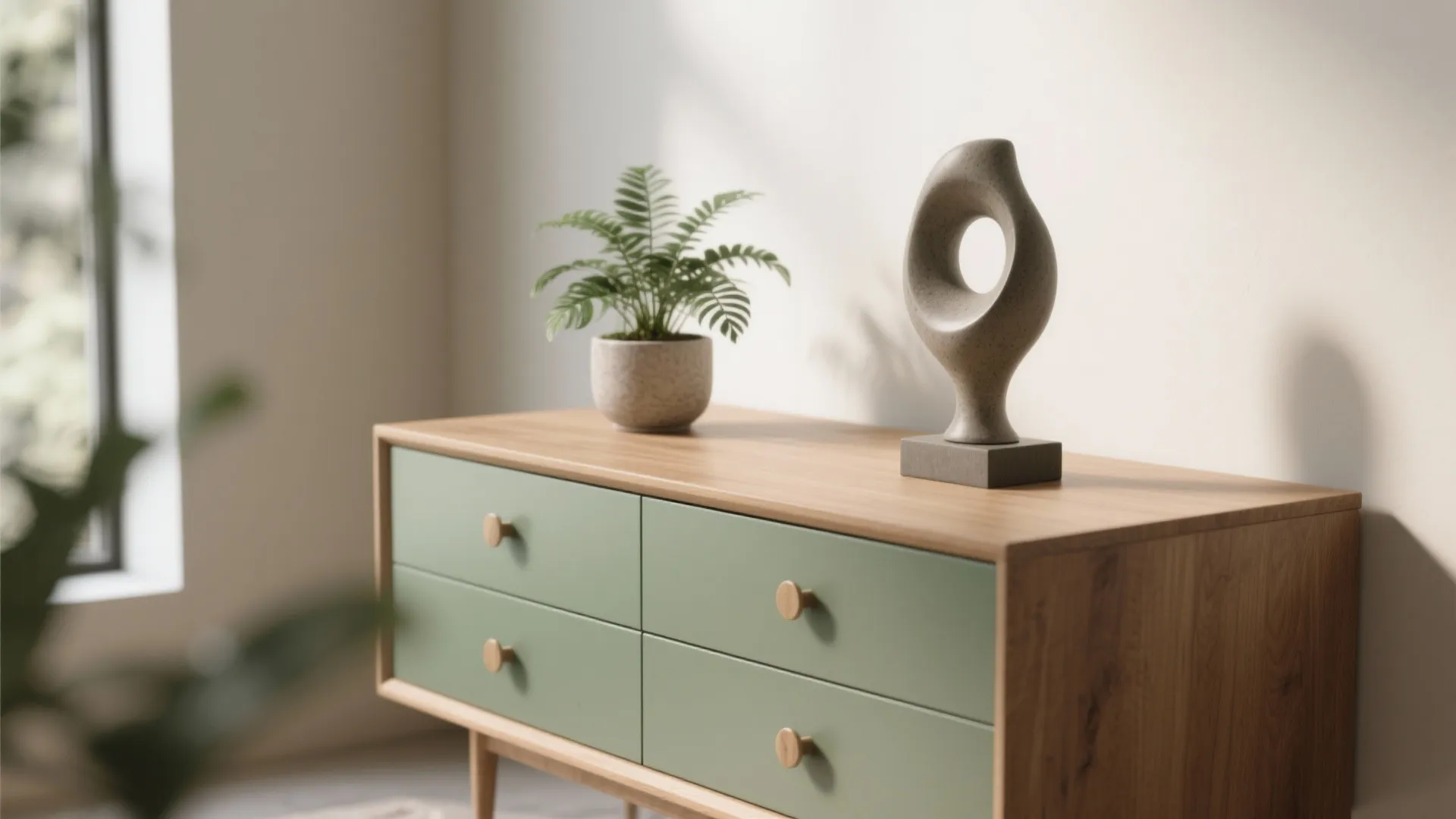 Bring in Plants and Sculptural Objects