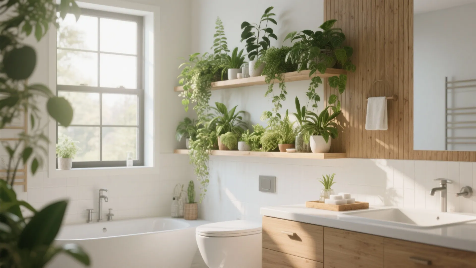 9. Window + Plant Shelf Combo