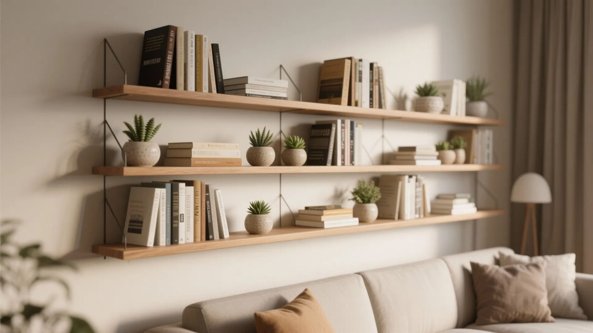 3. Statement Plant Shelves