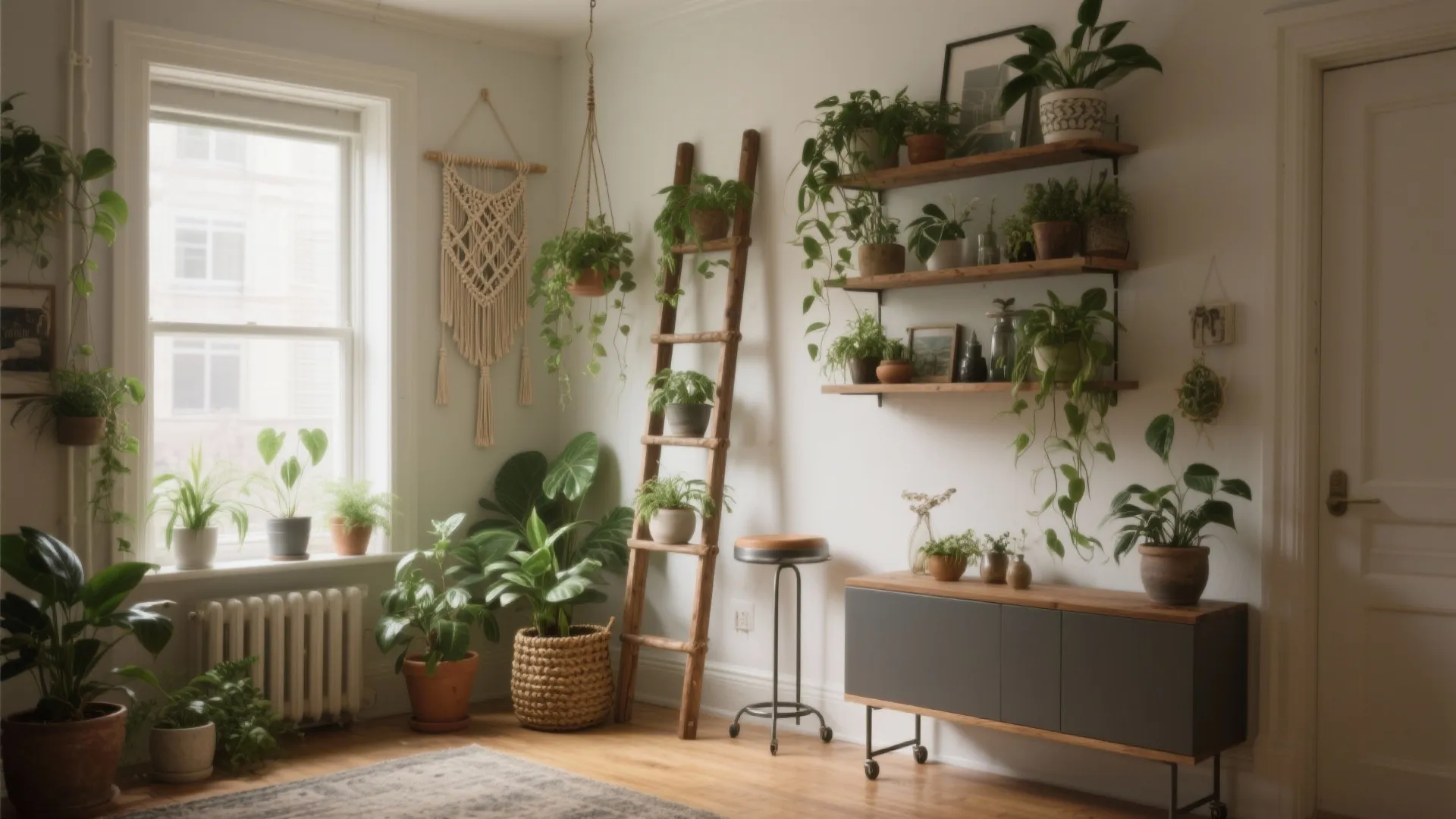 Plant Stands: 5 Small-Space Ideas: Creative, practical plant stand solutions I use in tiny homes and city apartments