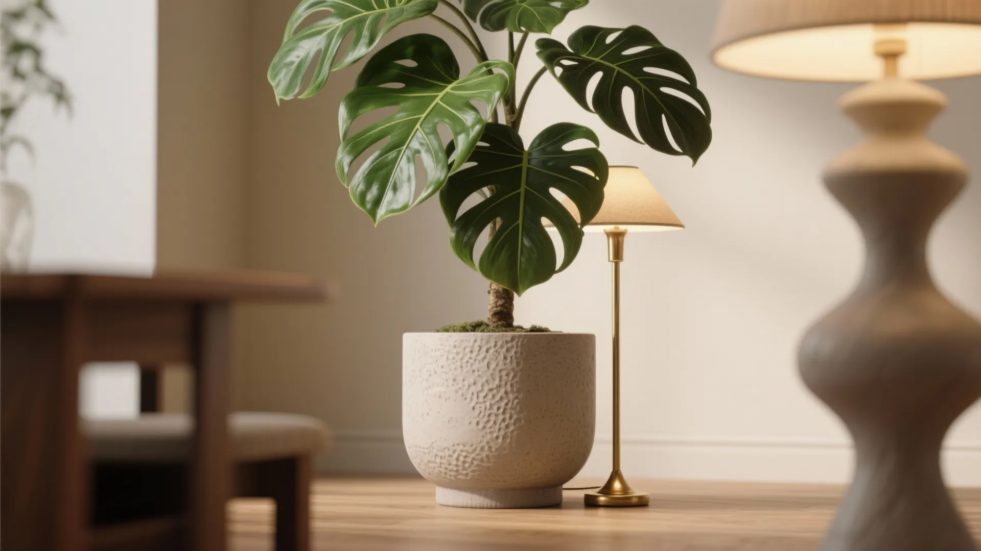 5. Make a Statement with a Plant or Sculptural Piece