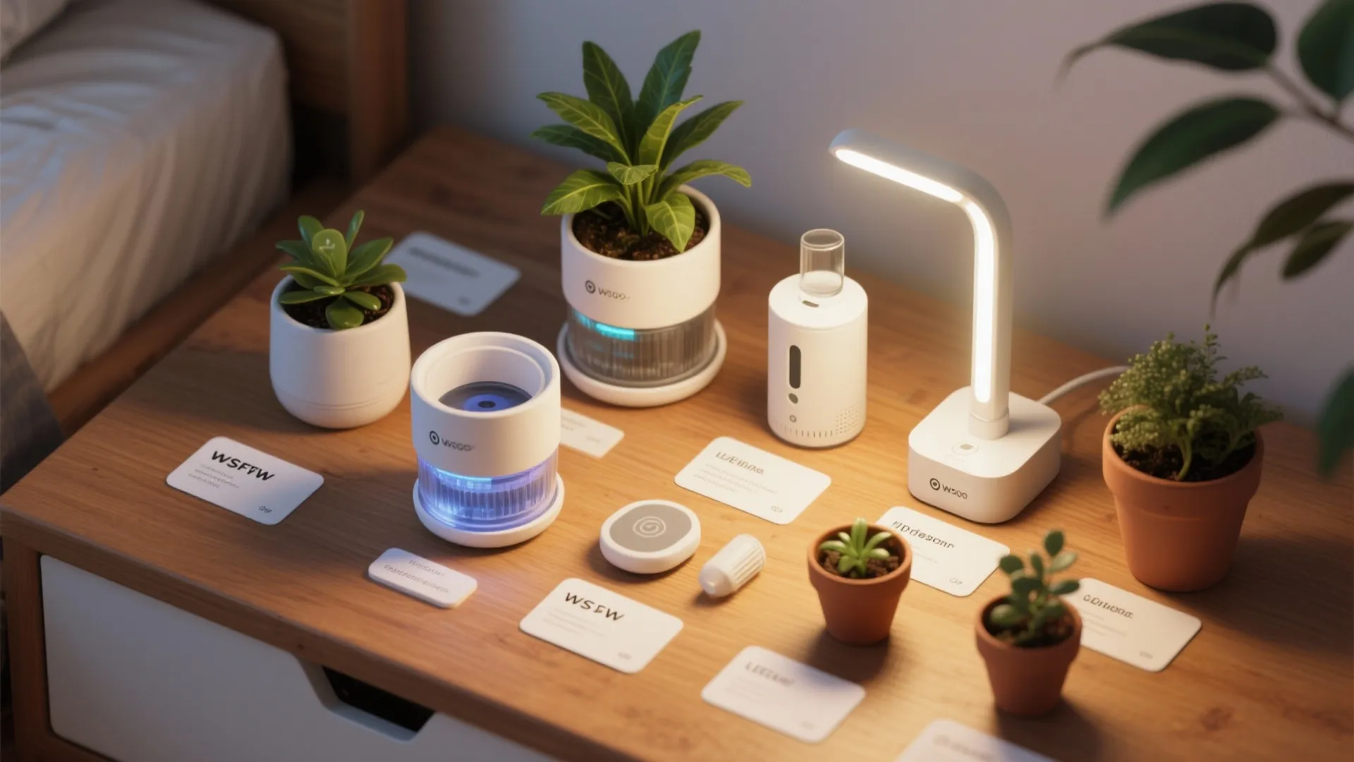 5. Try tech-friendly plant displays for low effort