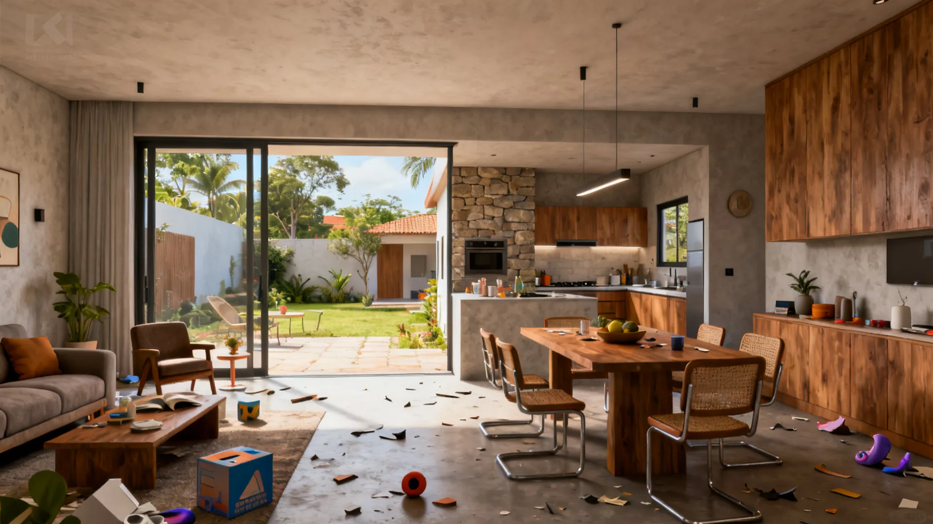 Planta de Casas com Cozinha nos Fundos: Quando Funciona Melhor